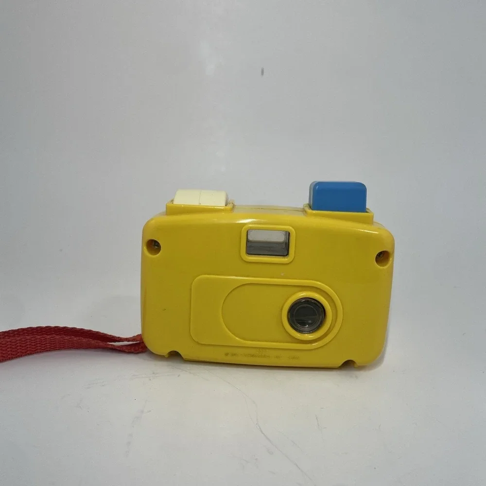 Fisher Price Yellow Pretend Play Toy Camera with Red Strap - Picture 3 of 4